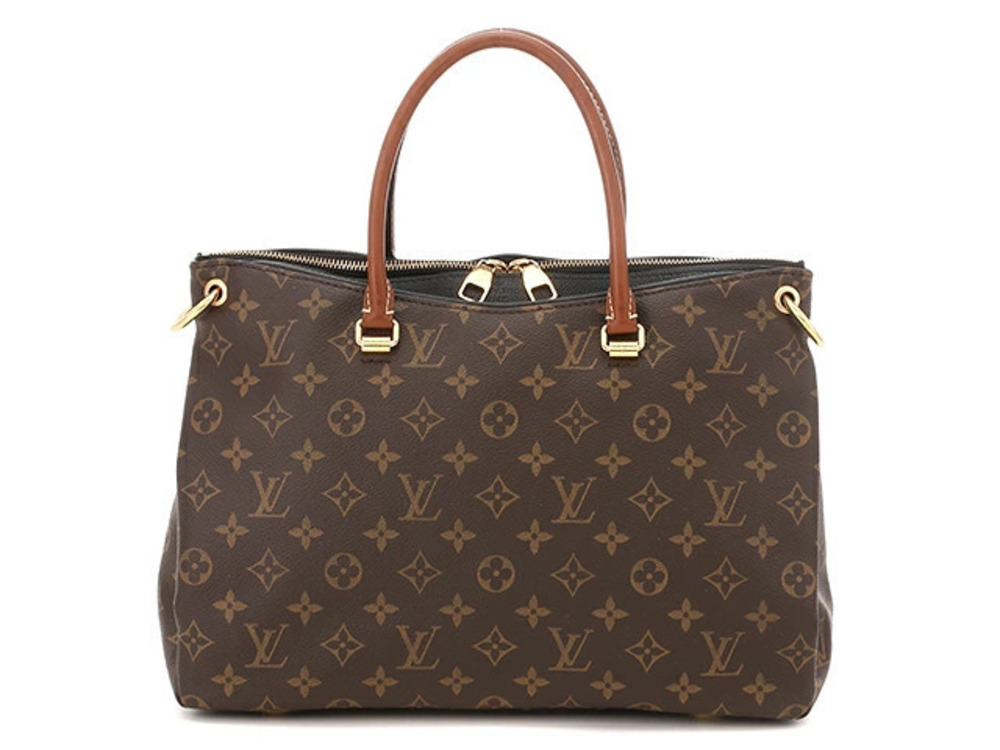LOUIS VUITTON Monogram Pallas Noir Black 2way Shoulder Bag